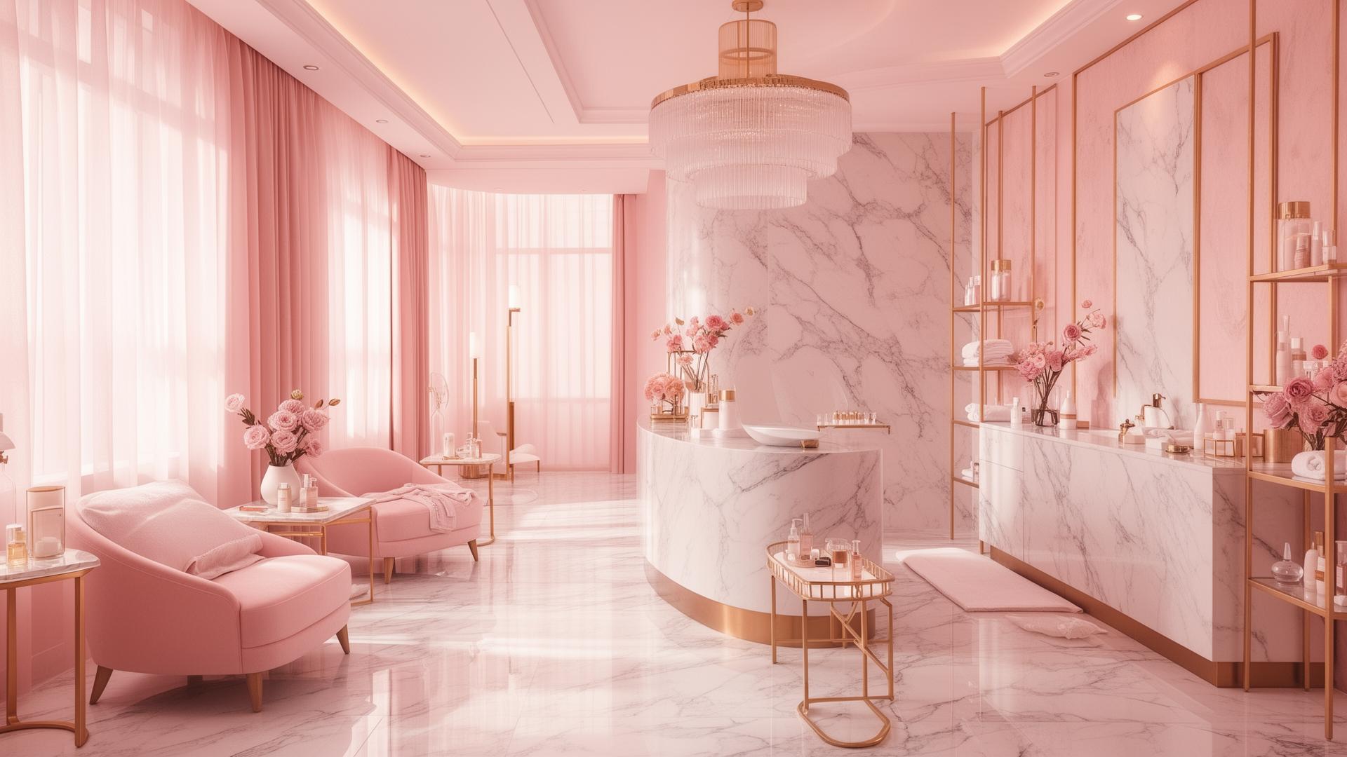 Luxury spa interior